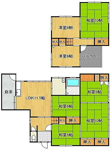 福岡県北九州市八幡西区下上津役元町 今池駅 7LDK 一戸建て 賃貸物件詳細