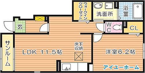 アライブ馬場山緑　Ｉ棟 1階 1LDK 賃貸物件詳細