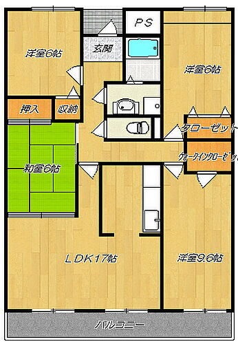 大阪府大東市幸町 住道駅 4LDK マンション 賃貸物件詳細