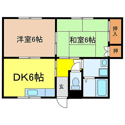 滋賀県大津市大萱5丁目 瀬田駅 2DK アパート 賃貸物件詳細