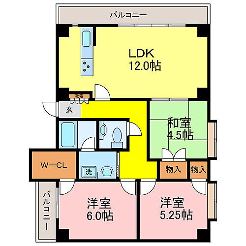 滋賀県大津市粟津町 石山駅 3LDK マンション 賃貸物件詳細