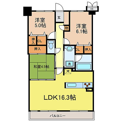 滋賀県大津市本宮2丁目 大津駅 3LDK マンション 賃貸物件詳細