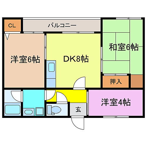 滋賀県大津市本堅田3丁目 堅田駅 3DK マンション 賃貸物件詳細