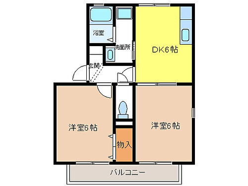 大阪府泉大津市池浦町3丁目1-19 泉大津駅 2DK アパート 賃貸物件詳細