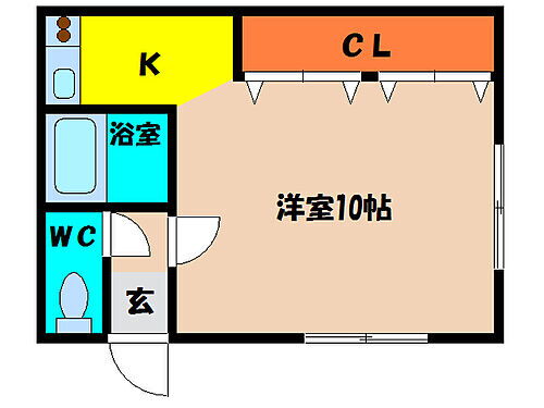 北海道函館市万代町2-12 1K アパート 賃貸物件詳細