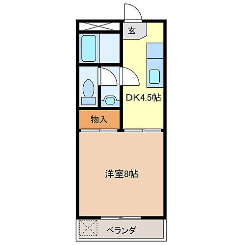 三重県津市江戸橋2丁目 江戸橋駅 1DK マンション 賃貸物件詳細