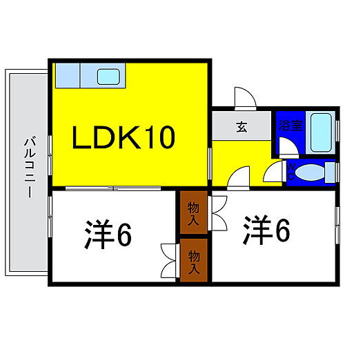 徳島県徳島市八万町法花谷196-4 2LDK マンション 賃貸物件詳細