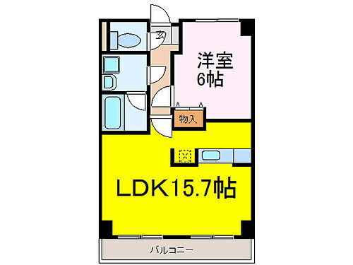 ウエストコート 4階 1LDK 賃貸物件詳細