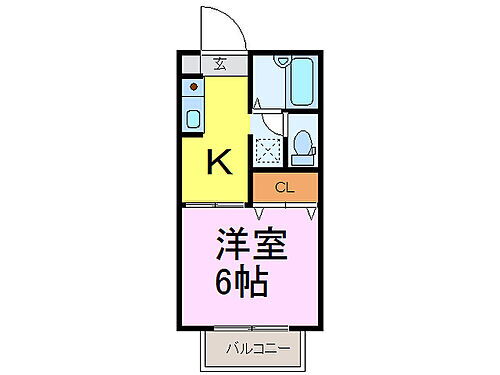 茨城県古河市原町 古河駅 1K アパート 賃貸物件詳細