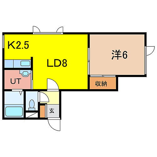 北海道旭川市旭神二条4丁目10-2 旭川駅 1LDK アパート 賃貸物件詳細