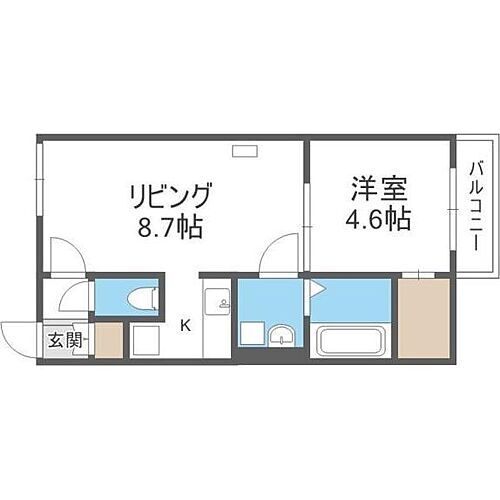 ＮＡＧＩ桑園（ナギ桑園） 1階 1LDK 賃貸物件詳細