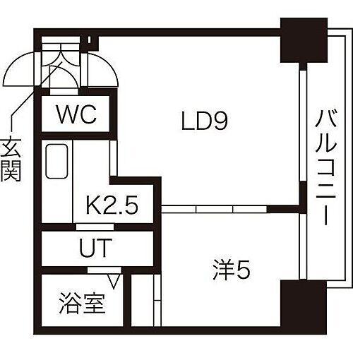サンコート大通 3階 1LDK 賃貸物件詳細