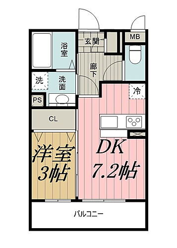 エヴァーラスティング千葉 3階 1DK 賃貸物件詳細