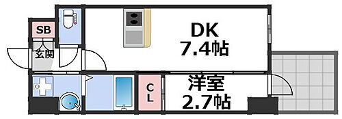 セレニテ日本橋エクラ 5階 1DK 賃貸物件詳細