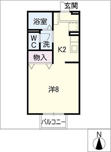 愛知県一宮市朝日1丁目 尾張一宮駅 1K アパート 賃貸物件詳細