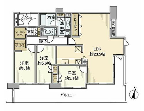 神奈川県横浜市戸塚区品濃町 東戸塚駅 3LDK マンション 賃貸物件詳細