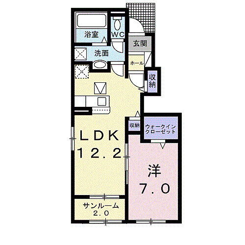 エテルネル・ボヌールＩ 1階 1LDK 賃貸物件詳細