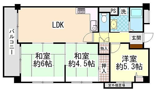 本山センチュリーマンション 7階 3LDK 賃貸物件詳細