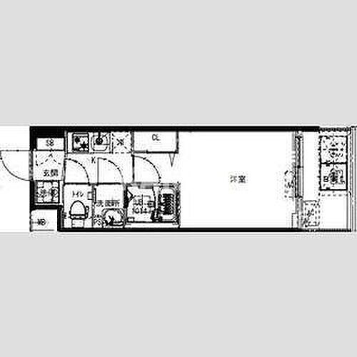 大阪府大阪市福島区海老江6丁目8-2 海老江駅 1K マンション 賃貸物件詳細