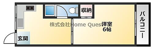 八戸ノ里ＫＳ 3階 1K 賃貸物件詳細