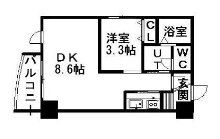 札幌レジデンス知事公館 3階 1LDK 賃貸物件詳細
