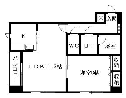 北海道札幌市中央区南十四条西7丁目 幌平橋駅 1LDK アパート 賃貸物件詳細