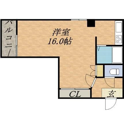 クレストコート北大前 5階 1K 賃貸物件詳細