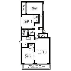 北海道札幌市北区北二十四条西16丁目 八軒駅 3LDK マンション 賃貸物件詳細