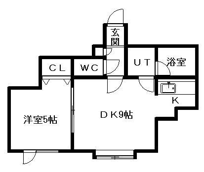 北海道札幌市東区北五十一条東2丁目 太平駅 1LDK アパート 賃貸物件詳細