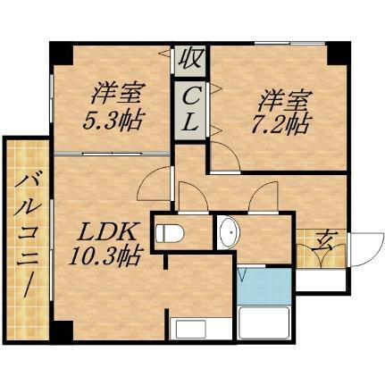 北海道札幌市東区北十一条東10丁目 東区役所前駅 2LDK マンション 賃貸物件詳細