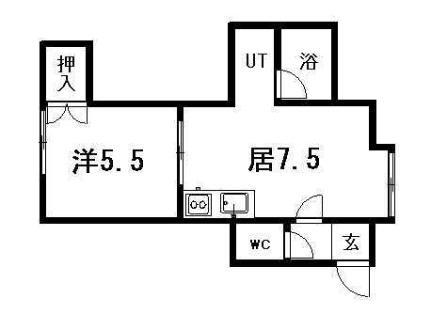 北海道札幌市豊平区西岡五条3丁目 福住駅 1LDK アパート 賃貸物件詳細