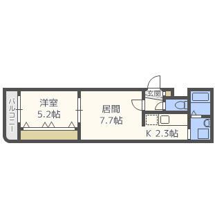 北海道札幌市豊平区豊平六条5丁目 学園前駅 1LDK マンション 賃貸物件詳細
