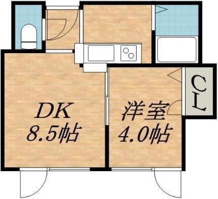 北海道札幌市豊平区平岸四条7丁目 平岸駅 1DK アパート 賃貸物件詳細