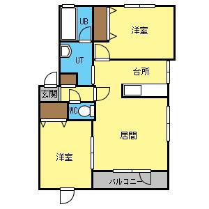 北海道札幌市豊平区平岸四条4丁目 豊平公園駅 2LDK アパート 賃貸物件詳細