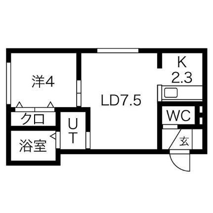 ＡＵＲＡ 4階 1LDK 賃貸物件詳細