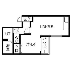 北海道札幌市豊平区平岸四条2丁目 豊平公園駅 1LDK マンション 賃貸物件詳細