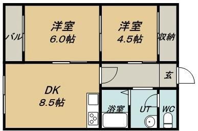 北海道札幌市豊平区西岡三条2丁目 福住駅 2DK マンション 賃貸物件詳細