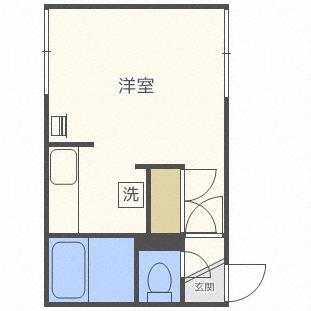 北海道札幌市豊平区中の島一条8丁目 幌南小学校前駅 ワンルーム アパート 賃貸物件詳細