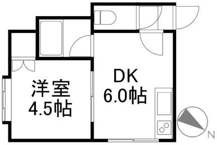 北海道札幌市白石区南郷通18丁目北 南郷１８丁目駅 1DK アパート 賃貸物件詳細
