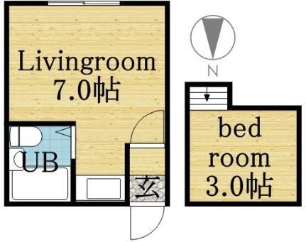 北海道札幌市北区あいの里四条5丁目 あいの里教育大駅 ワンルーム アパート 賃貸物件詳細