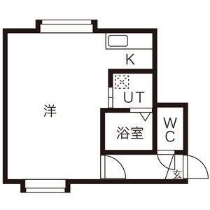 北海道札幌市豊平区月寒西一条9丁目 月寒中央駅 1DK アパート 賃貸物件詳細