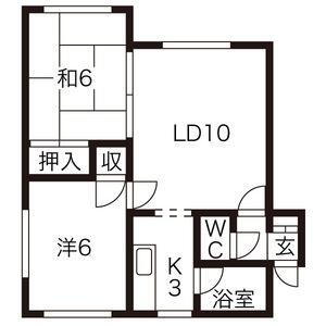 北海道札幌市手稲区稲穂三条7丁目 星置駅 2LDK アパート 賃貸物件詳細