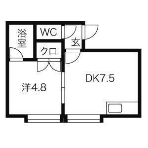 北海道札幌市豊平区福住三条1丁目 福住駅 1DK アパート 賃貸物件詳細