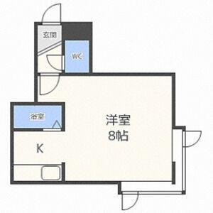 北海道札幌市中央区南二十条西6丁目 幌南小学校前駅 1K マンション 賃貸物件詳細