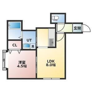 北海道札幌市東区北十九条東1丁目 北１８条駅 1LDK アパート 賃貸物件詳細