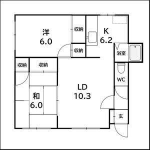 北海道札幌市手稲区稲穂二条4丁目 稲穂駅 2LDK アパート 賃貸物件詳細