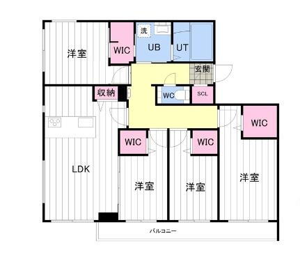 北海道札幌市中央区南二十条西9丁目 東屯田通駅 4LDK マンション 賃貸物件詳細