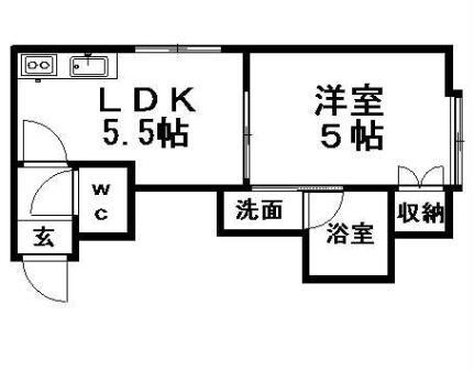 北海道札幌市豊平区月寒西一条8丁目 月寒中央駅 1DK アパート 賃貸物件詳細