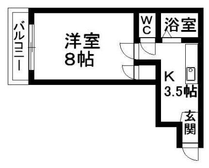 北海道札幌市白石区南郷通8丁目北 南郷７丁目駅 1K マンション 賃貸物件詳細