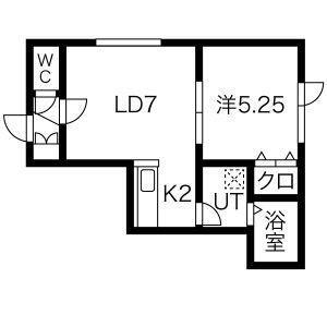 北海道札幌市西区発寒十五条1丁目 1LDK アパート 賃貸物件詳細